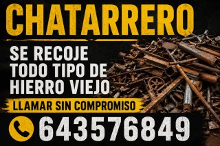 Se recoge todo tipo de hierro viejo