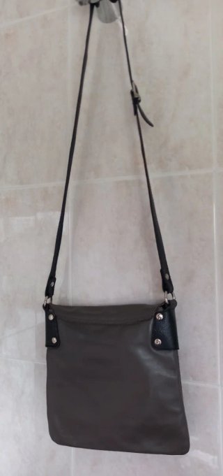 Bolso Bandolera Piel Loewe Gris