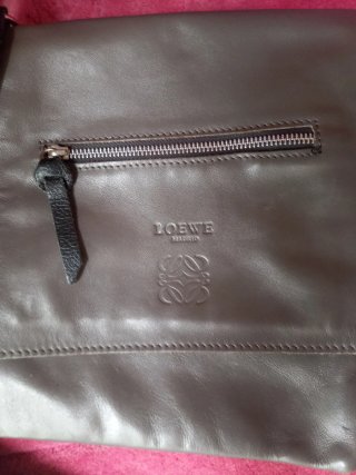 Bolso Bandolera Piel Loewe Gris