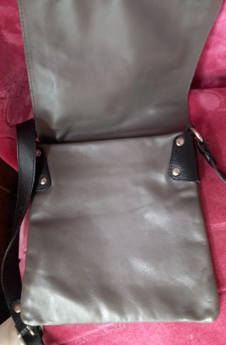 Bolso Bandolera Piel Loewe Gris