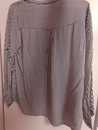 Blusa Sparkly Rayas Rosas y Blancas Talla M
