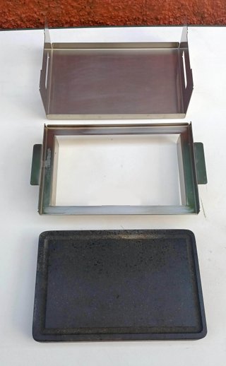 Plancha piedra asar volcánica DEKOBE+4 quemadores