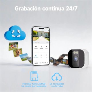 Cámara Vigilancia 2K HD Ventana