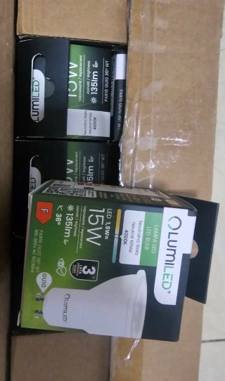 Foco LED GU10 Lumiled 1.5W 4000K. Diez focos