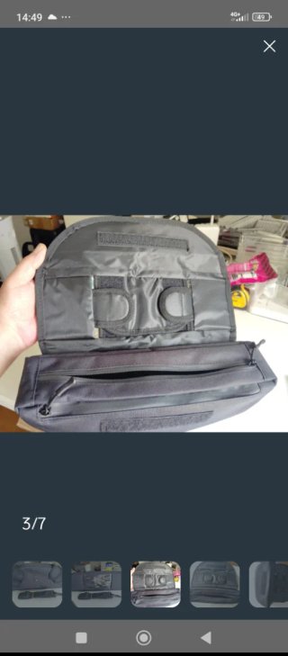 Bolsa manillar moto impermeable.
