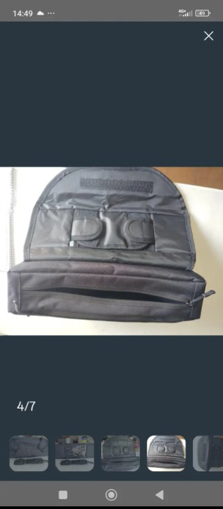 Bolsa manillar moto impermeable.