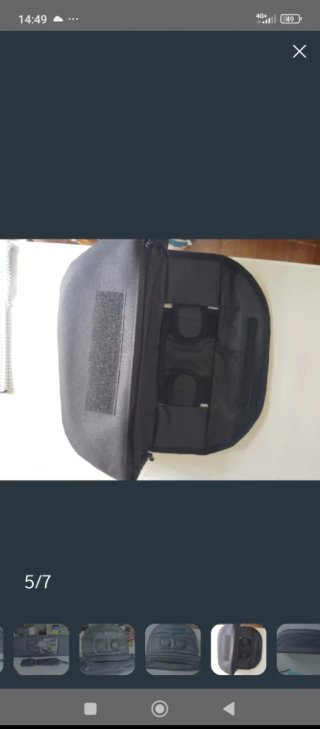 Bolsa manillar moto impermeable.