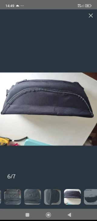 Bolsa manillar moto impermeable.