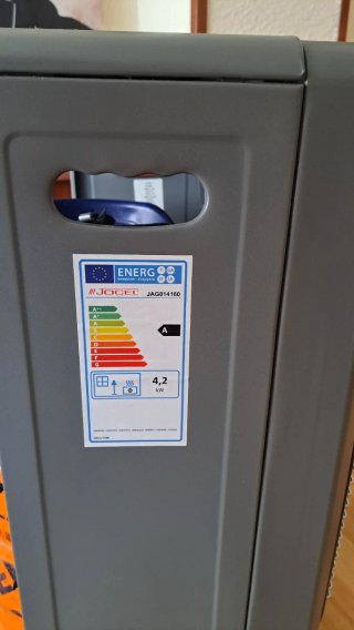 Estufa de gas JOCEL gris