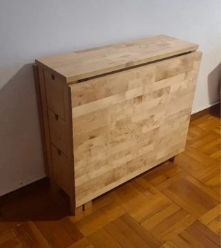 Mesa plegable Norden Ikea madera Barcelona