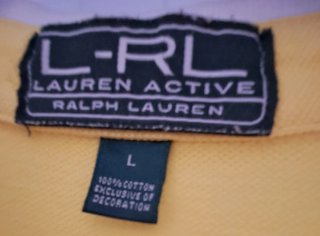 Polo Ralph Lauren Amarillo Mujer
