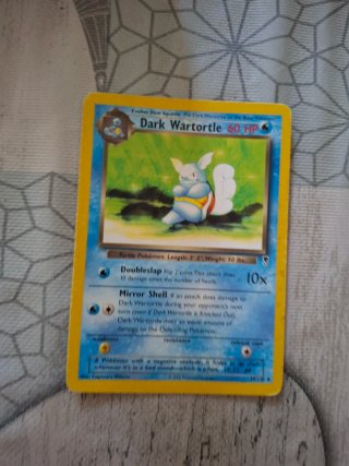 3 Carte Pokemon: Dark Wartortle, Plusle, Dark Dugt