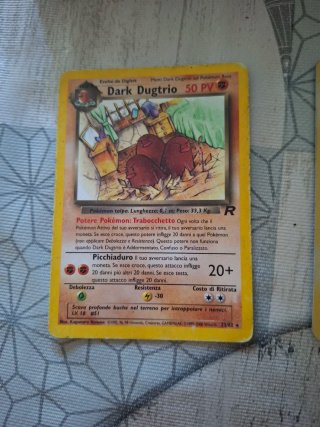 3 Carte Pokemon: Dark Wartortle, Plusle, Dark Dugt
