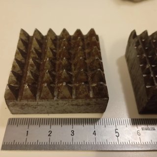 2 Placas para bujardas 6x6 y 7x7