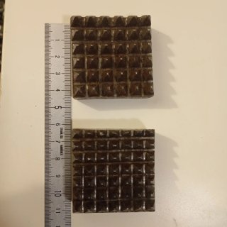 2 Placas para bujardas 6x6 y 7x7