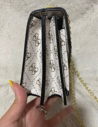 Bolso Blanco y Dorado