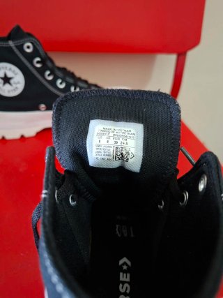 Converse Chuck Taylor Plataforma Negras