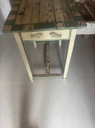 Mesa Tocinera Antigua Madera Maciza