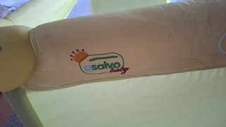 Cuna de viaje amarilla Salvo Baby