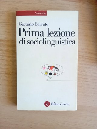 Prima lezione di sociolinguistica