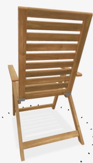Mesa y 2 sillas de madera para terraza