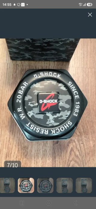 G-SHOCK Caja Negra y Gris