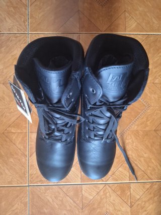 Botas de seguridad piel negras de bombero forestal