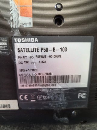 Portátil Toshiba Satellite P50 i7 Plata