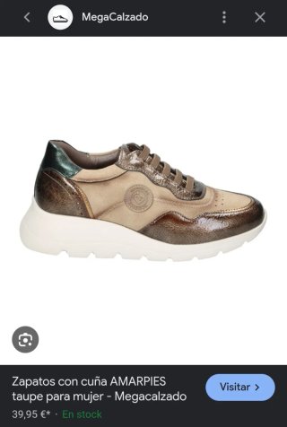 Bambas/Zapatillas de Vestir Cuña Media Elásticos A
