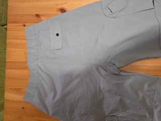 Pantalón Cargo Bershka Gris Talla S Nuevo