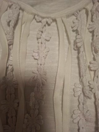 Canottiera scollo americana bianca