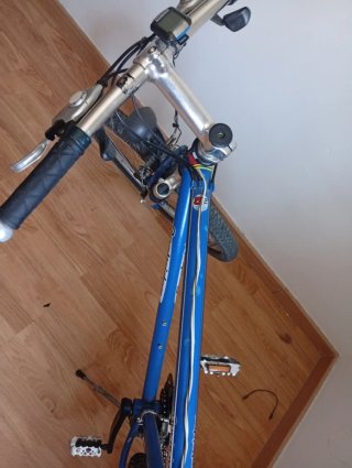 Bicicleta Montaña Trekking Azul