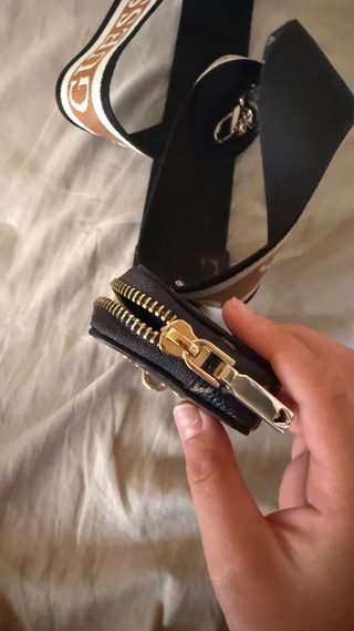 Correa Guess con Mini Monedero Original Marrón Dor