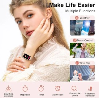 Smartwatch Mujer 1,47” IP68 Fitness Oro Rosa