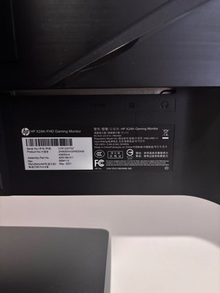Pantalla HP 24 Negra