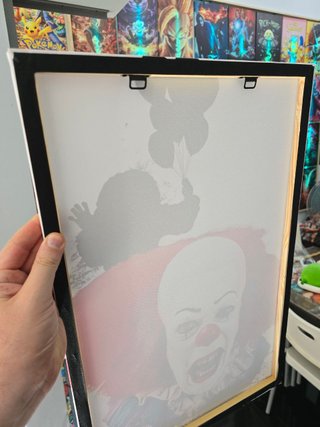 Quadro del film Horror IT 40x60 Cm