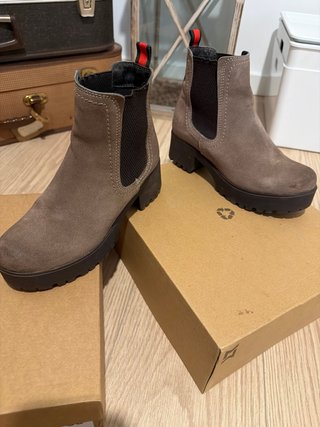 Zapatos Botines mujer My Hangar Gris Talla 38