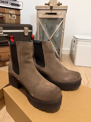 Zapatos Botines mujer My Hangar Gris Talla 38