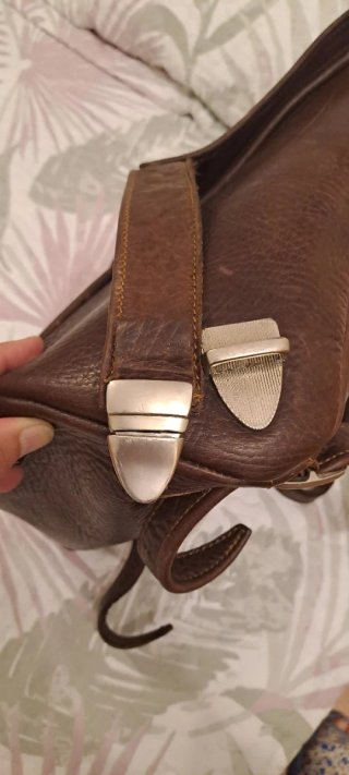 Mochila de montería de cuero, fabricación artesana