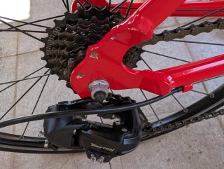 Bicicleta Carretera Infantil Triban Roja