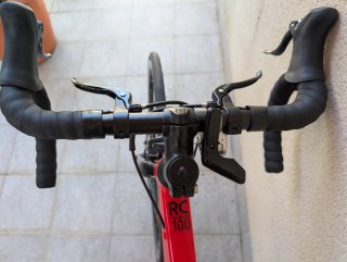 Bicicleta Carretera Infantil Triban Roja