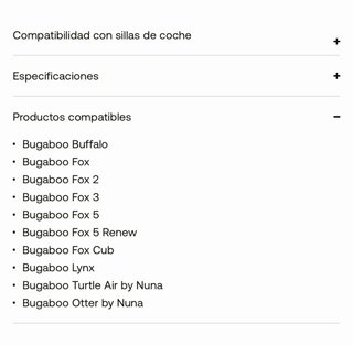 Adaptador Maxi-Cosi Bugaboo Fox