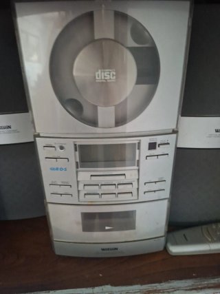 Reproductor CD Watson Plata y Negro
