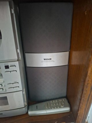 Reproductor CD Watson Plata y Negro
