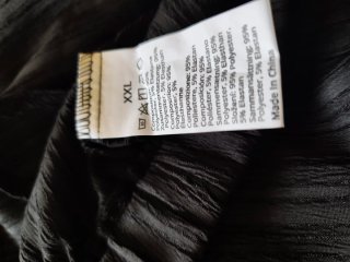 Pantaloni estivi neri a righe