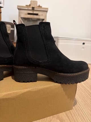 Zapatos Botines negros mujer Talla 38 de ante