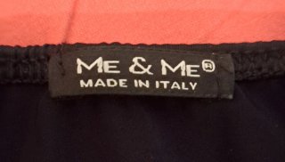 Completo top e minigonna neri