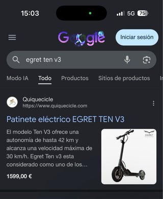 Patinete Eléctrico Egret-ten V3
