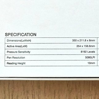 Tableta Gráfica Huion HS610