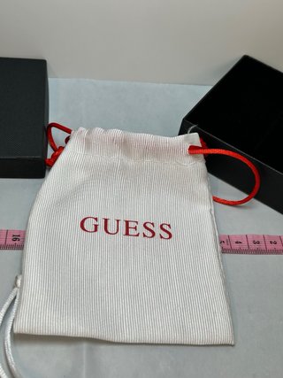 Pulsera Guess Unisex Acero Inoxidable Negra cuero